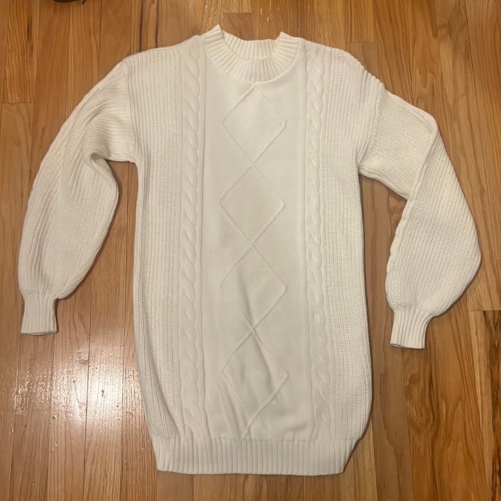 Long-sleeve Sweater Dress